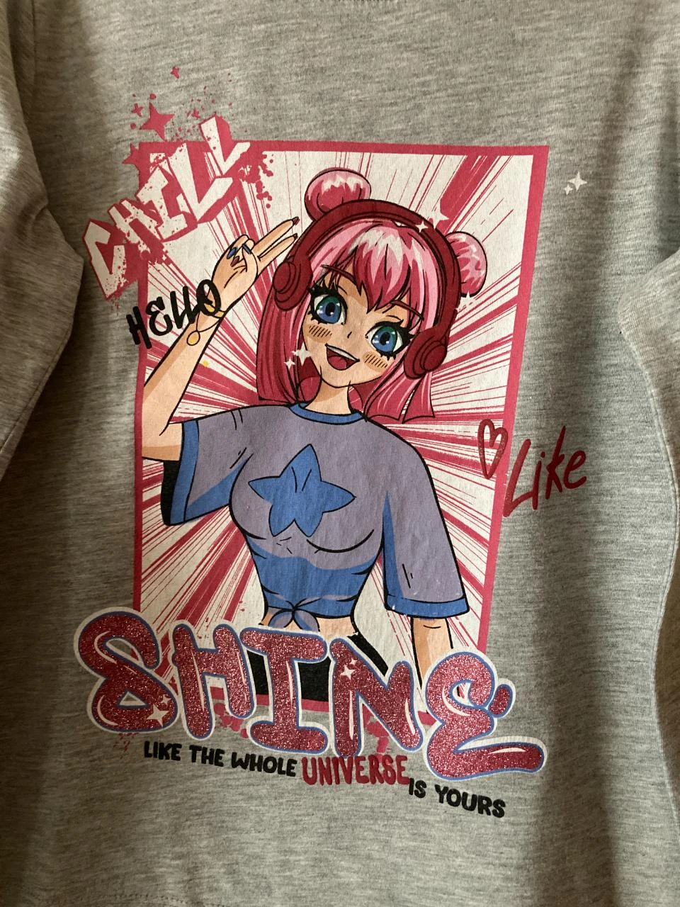 Long-sleeved Manga Kiabi T-shirt, 8 years old – photo 3